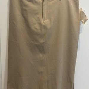 NWT Early Ralph Lauren Beige Pencil Skirt Size: 6